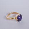 Bague ARIANE | Cristal améthyste
