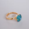 Bague ARIANE | Cristal bleu océan