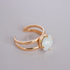 Bague CÉLESTINE | Cristal nacre