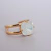 Bague CÉLESTINE | Cristal nacre