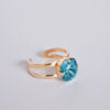 Bague CÉLESTINE | Cristal bleu océan