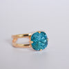 Bague CÉLESTINE | Cristal bleu océan