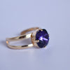 Bague CÉLESTINE | Cristal Améthyste