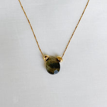  Collier goutte Labradorite
