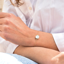  Bracelet OPALE | Cristal bleu azur