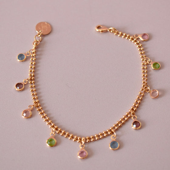 Bracelet pierres pampille