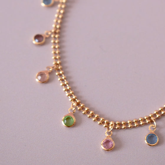Bracelet pierres pampille