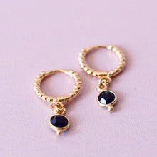  Créoles Onyx noir