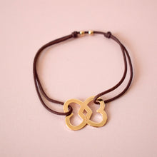  Bracelet Héraclès marron doré
