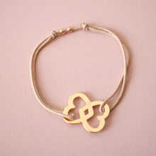  Bracelet HÉRACLÈS beige doré