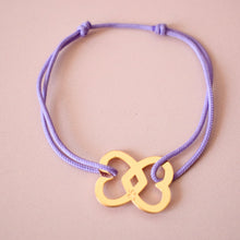  Bracelet HÉRACLÈS lilas doré
