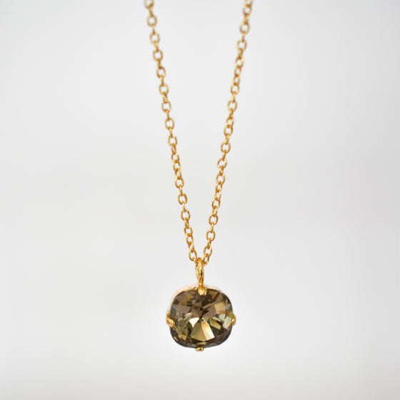 Collier ISIDORE | CRISTAL GRIS FUMÉ
