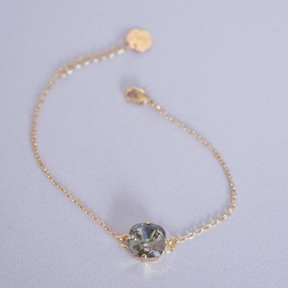 Bracelet OPALE | Cristal gris fumé