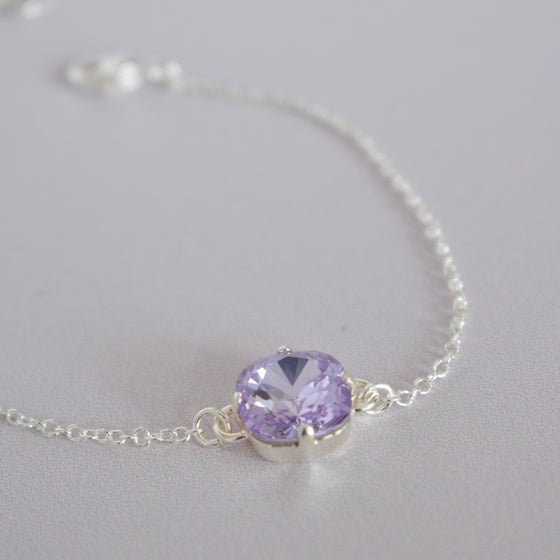 Bracelet OPALE | Cristal Violet