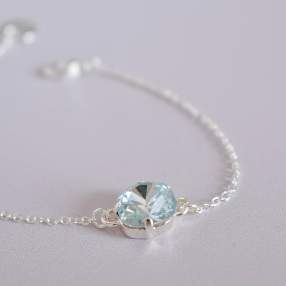 Bracelet OPALE | Cristal Azur