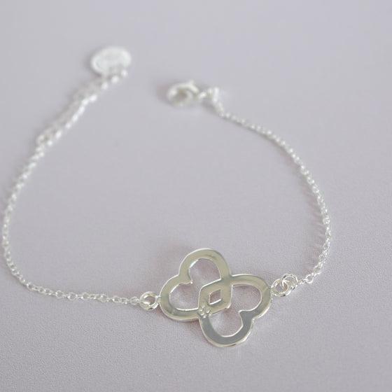 Bracelet ÉROS argenté