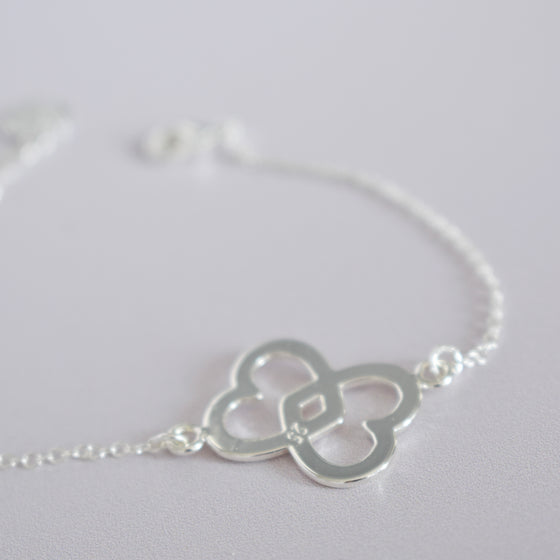 Bracelet ÉROS argenté