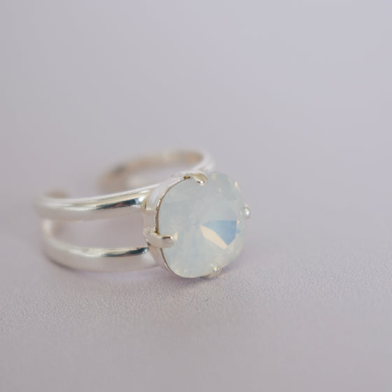 Bague Célestine | Cristal nacre