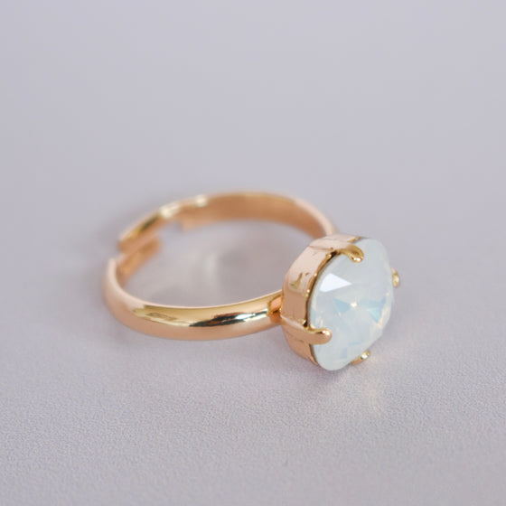 Bague ARIANE | Cristal nacre