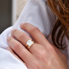  Bague CÉLESTINE | Cristal nacre