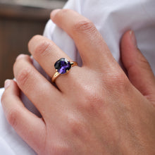  Bague ARIANE | Cristal améthyste