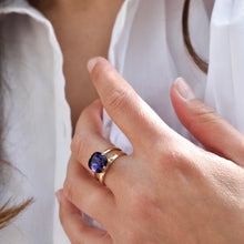  Bague CÉLESTINE | Cristal Améthyste