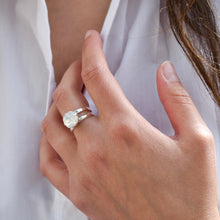  Bague Célestine | Cristal nacre