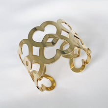 Bracelet Doré Goupil - Fait Main En 2005 - Signé Par L'artiste - Plaqué Or Jaune
