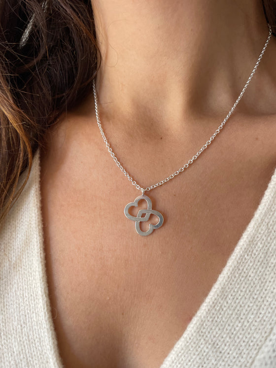 Collier Hélios argenté